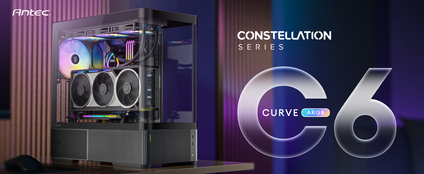 Antec C6 Curve ARGB Mid-Tower Case