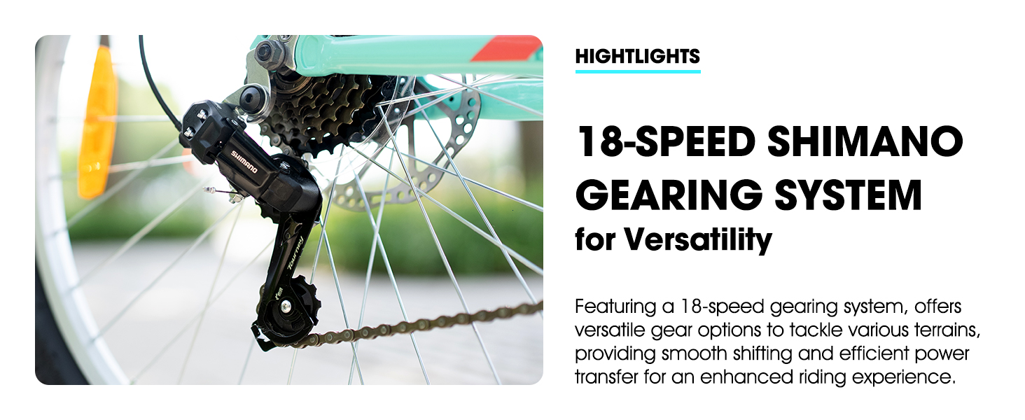 mountain bike mountain bicycle MTB adult Women girl 26inch 18 speed