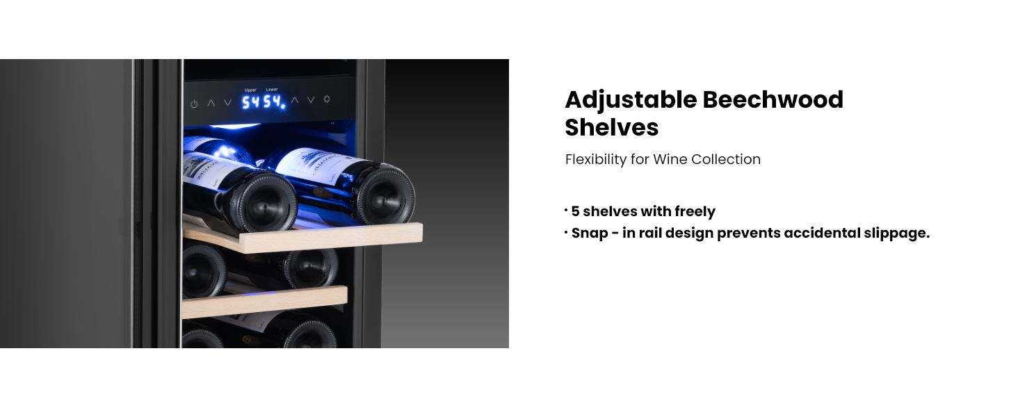 adjustable shelves
