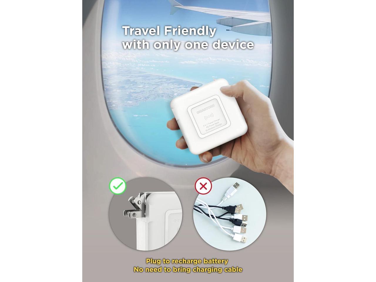 TRAVEL FRIENDLY WITH ONLY ONE DEVICE