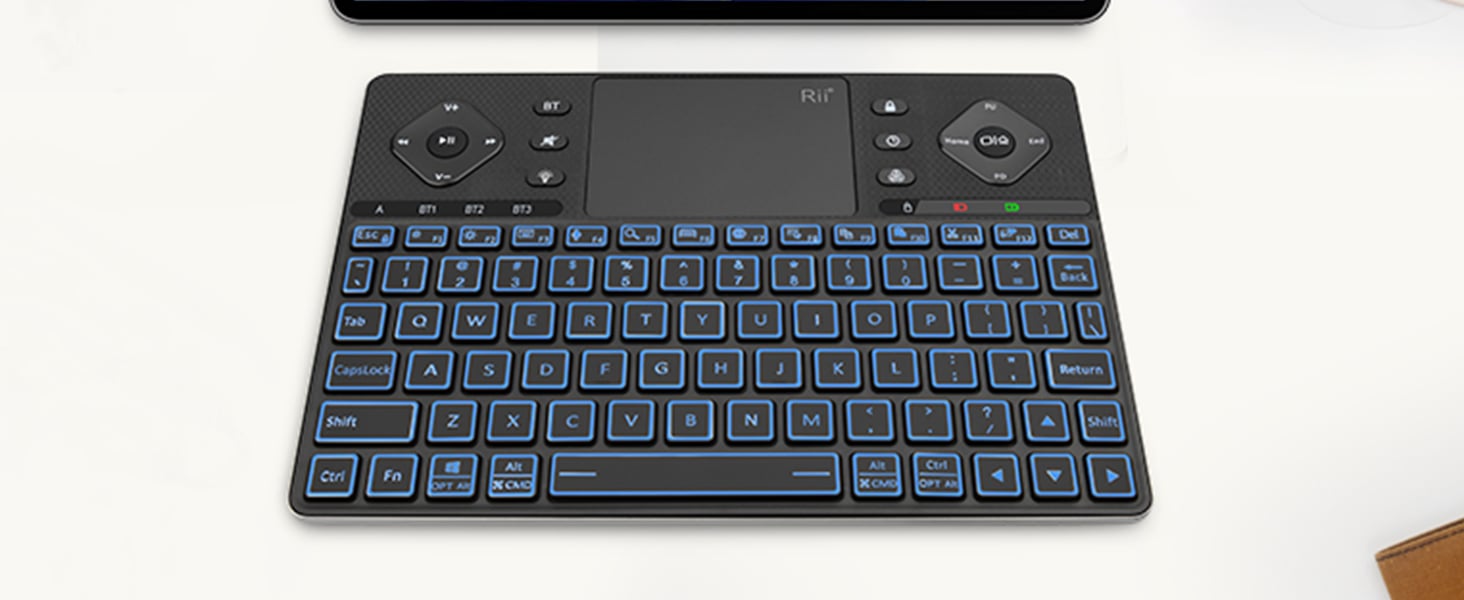 Rechargeable Keyboard with RGB Backlit
