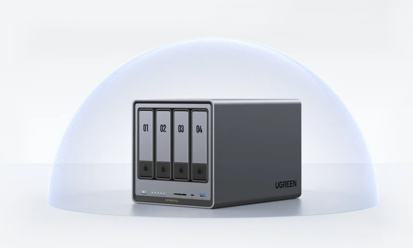 UGREEN NASync DXP4800 Plus, 4-Bay NAS with Intel Pentium Gold, 5