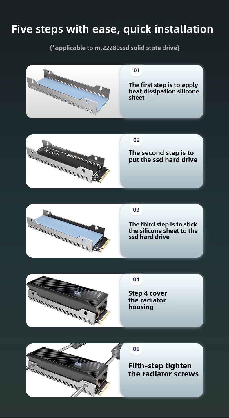 M.2 Hard Drive Cooler