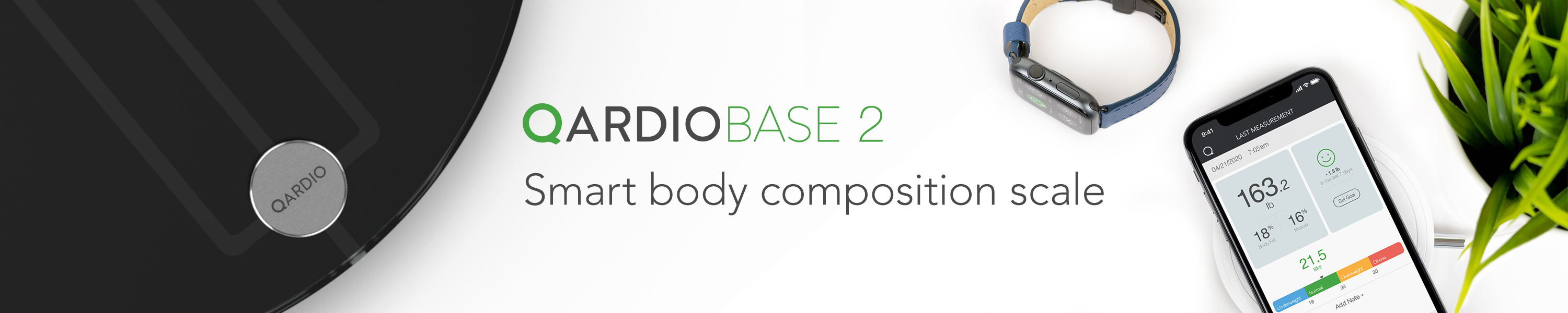  QardioBase2 WiFi Smart Scale and Body Analyzer: monitor weight,  BMI and body composition, easily store, track and share data. Free app for  iOS, Android, Kindle. Works with Apple Health. : Health
