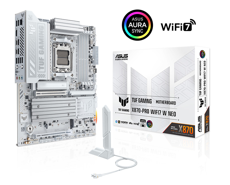  ASUS TUF GAMING X870-PRO WIFI7 W NEO AMD ATX motherboard
