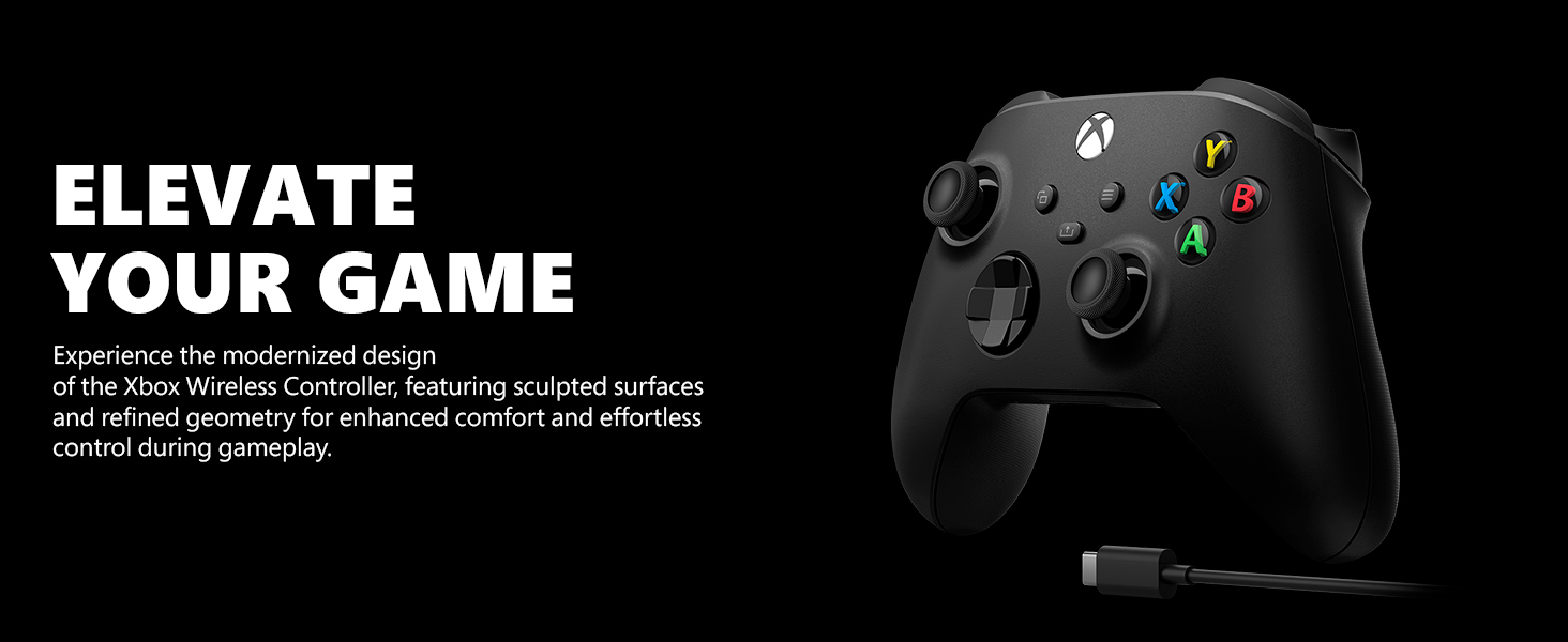 Xbox Wireless Gaming Controller + USB-C Cable-1