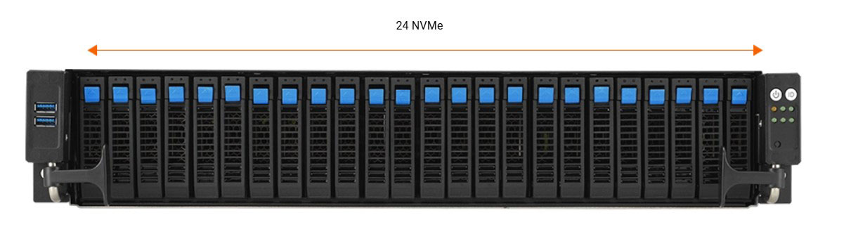 ASUS RS521A-E12-RS24U-2KWT 2U Rackmount Server