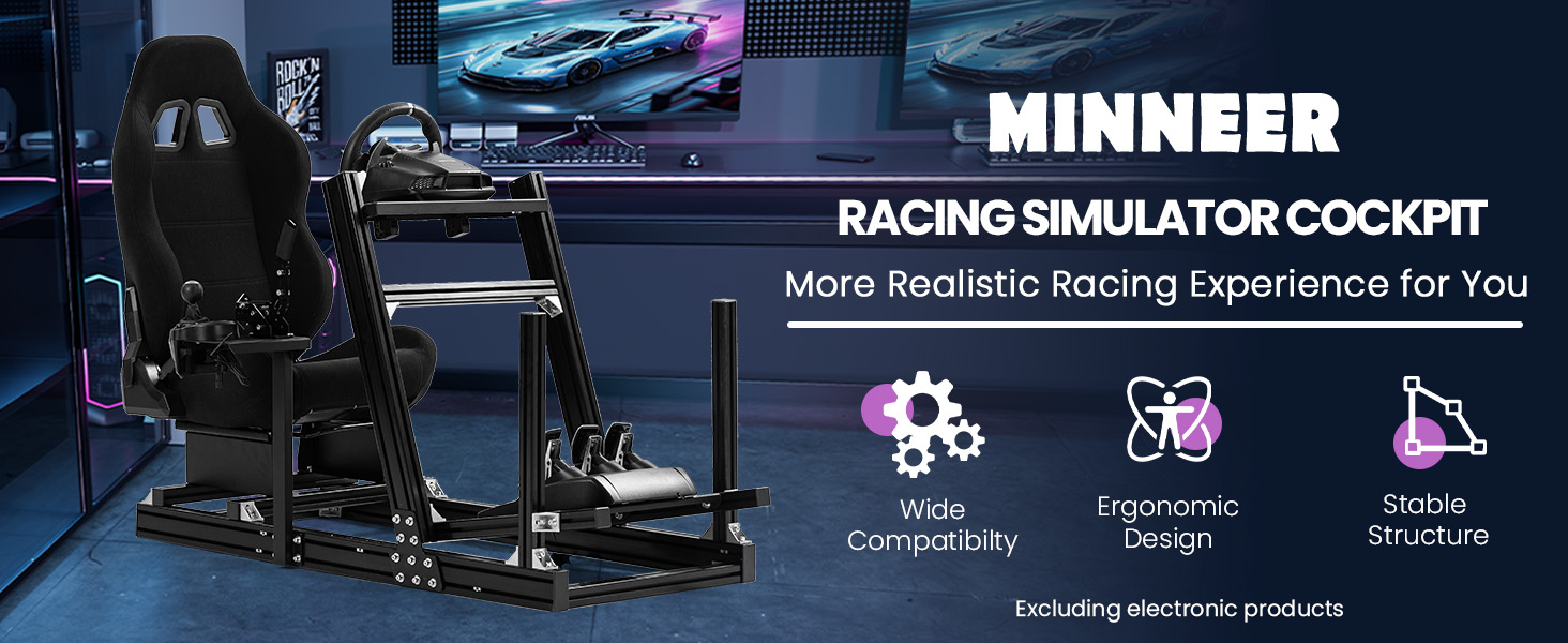 8040 Aluminium Profile Racing Simulator Cockpit