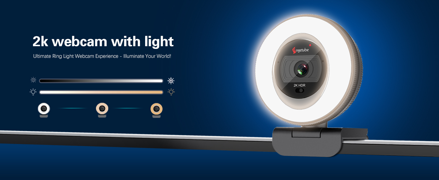 Upgrade to 2K HD Auto-Focusing Webcam