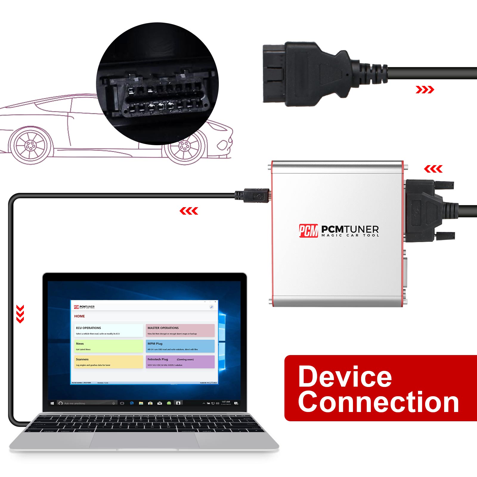 PCMTUNER Connection