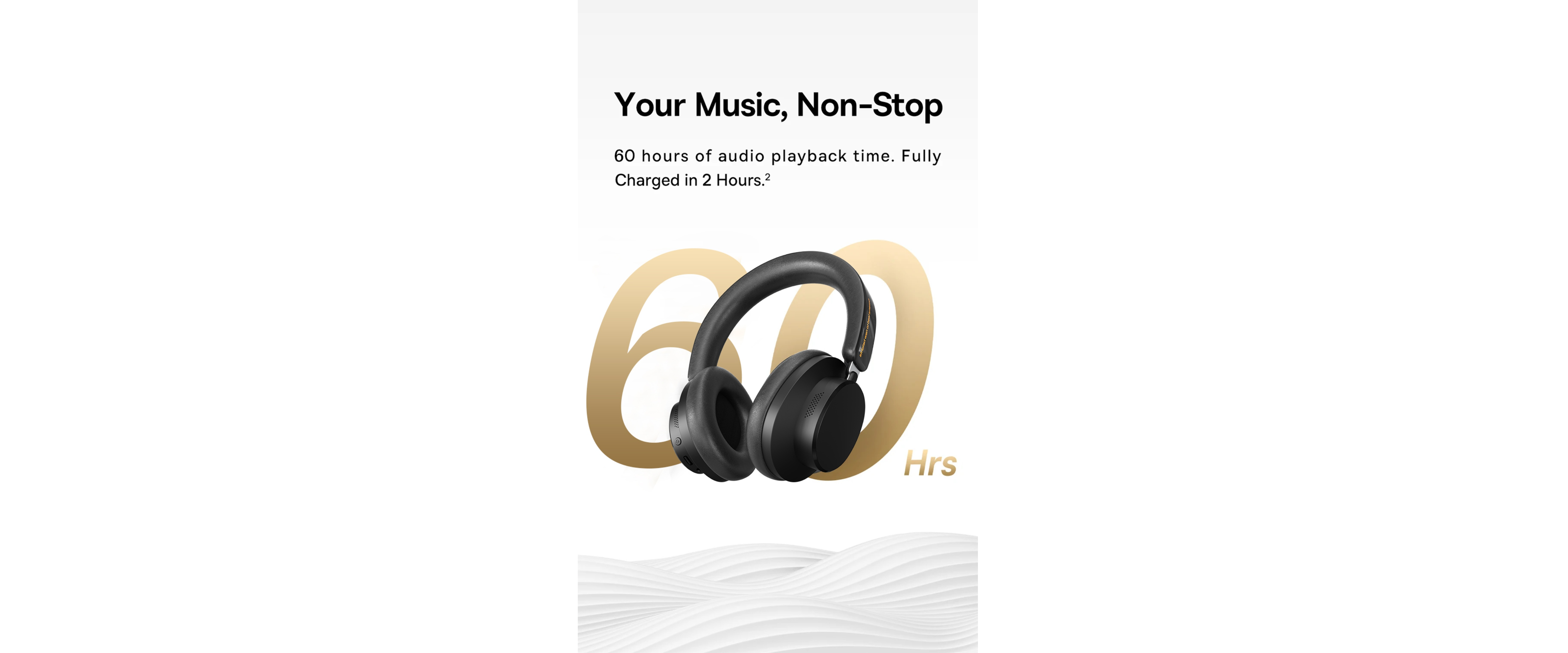 INMISS ANC500,60hrs playback,long battery life