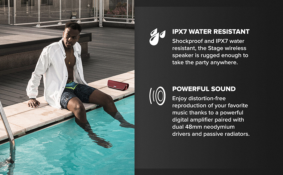 cleer audio stage bluetooth speaker