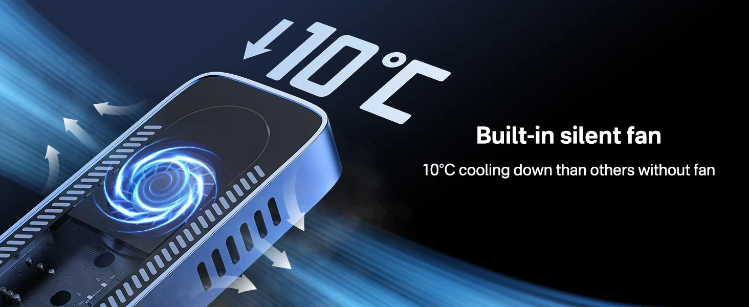 Built-In Silent Fan