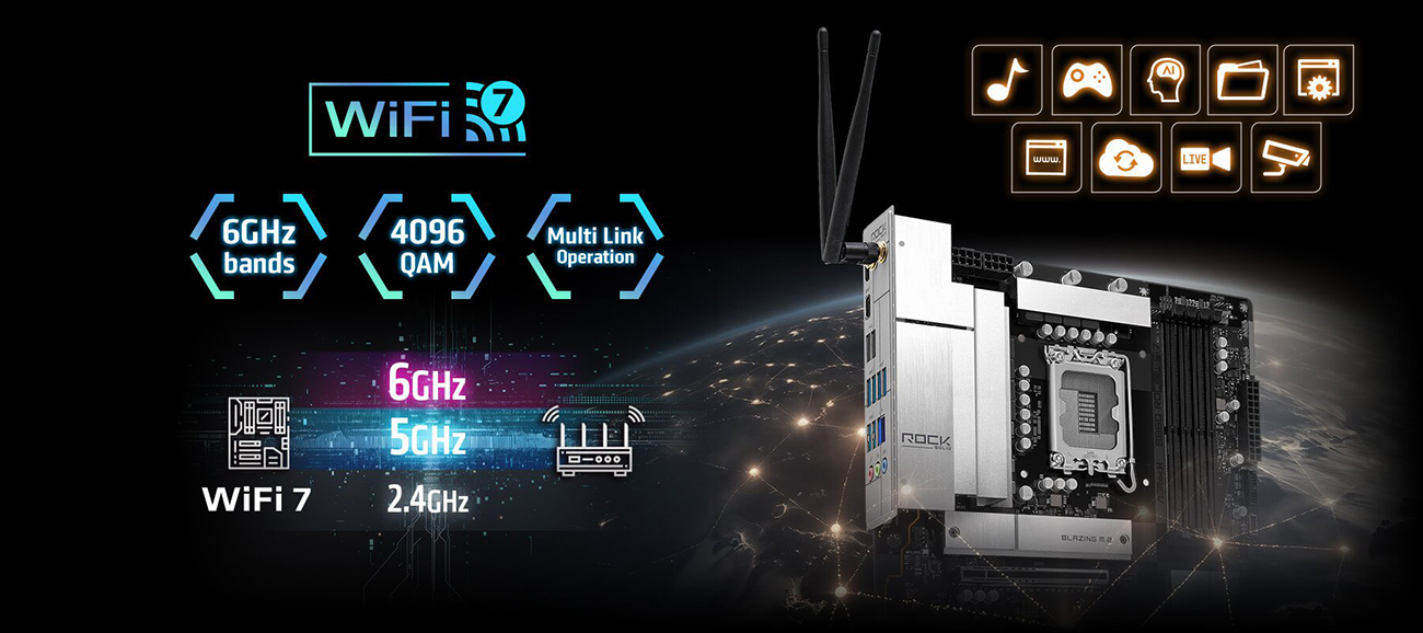 ASRock B860 Rock WiFi 7 Motherboard