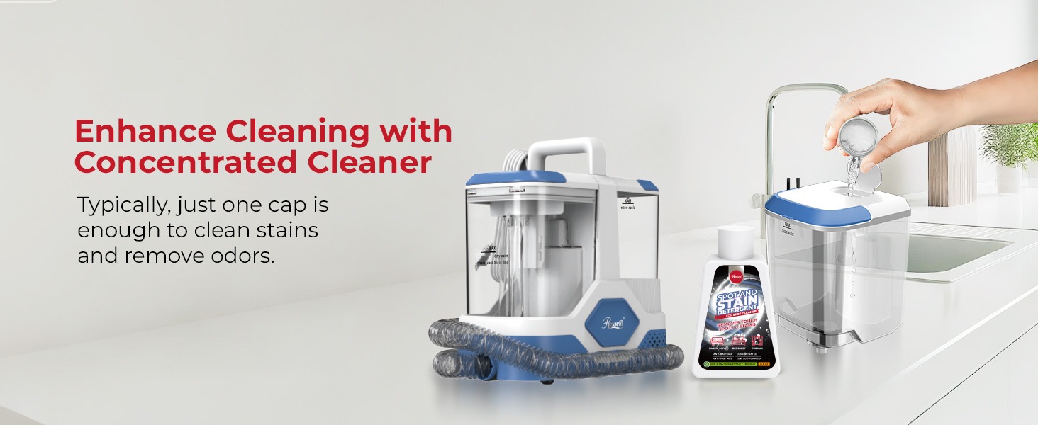 Rosewill Multi-Purpose Portable Carpet and Upholstery Cleaner - White