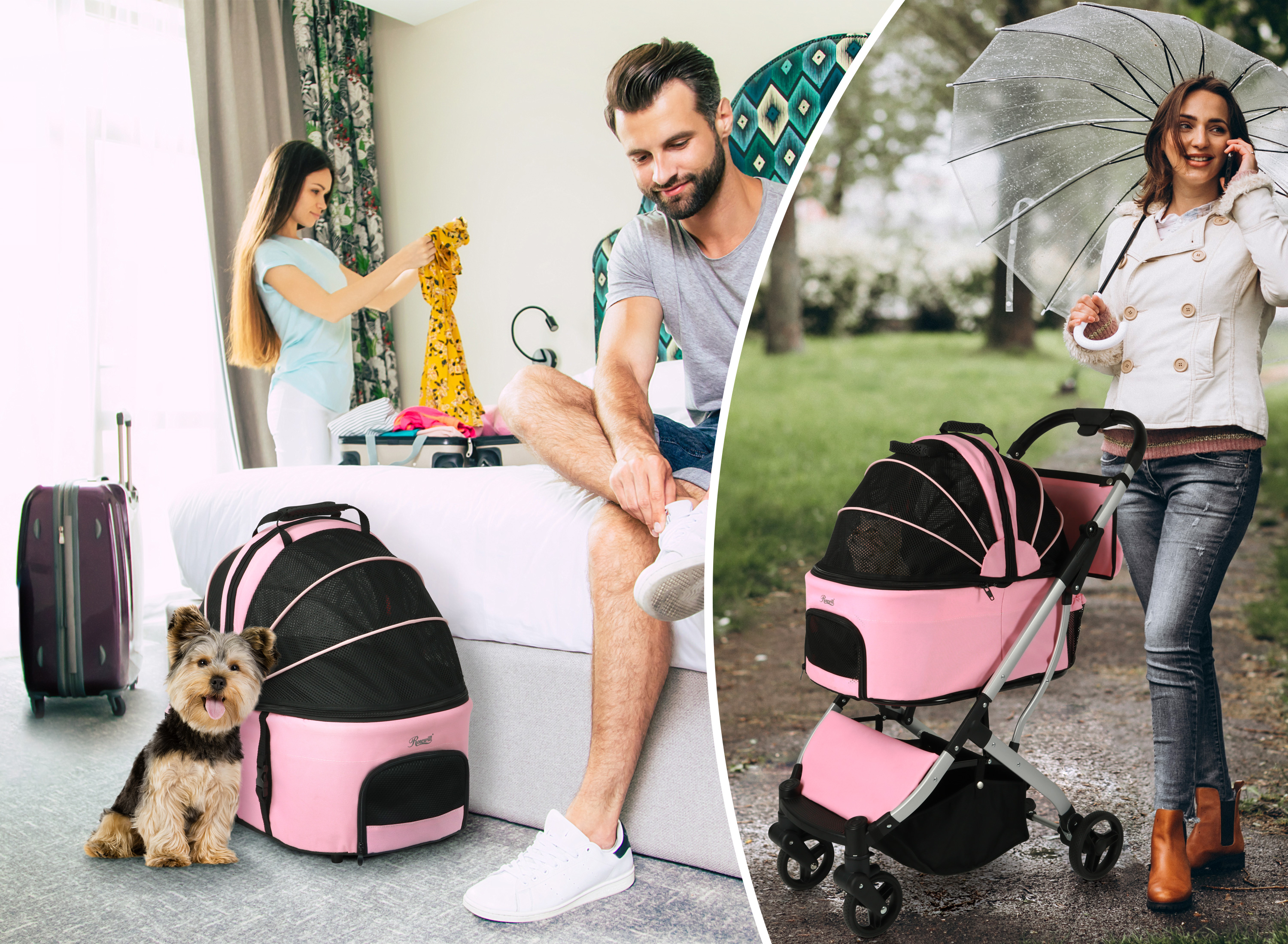 pet stroller, carrier, mesh, waterproof, storage, foldable, collapsible, lightweight, travel, jog