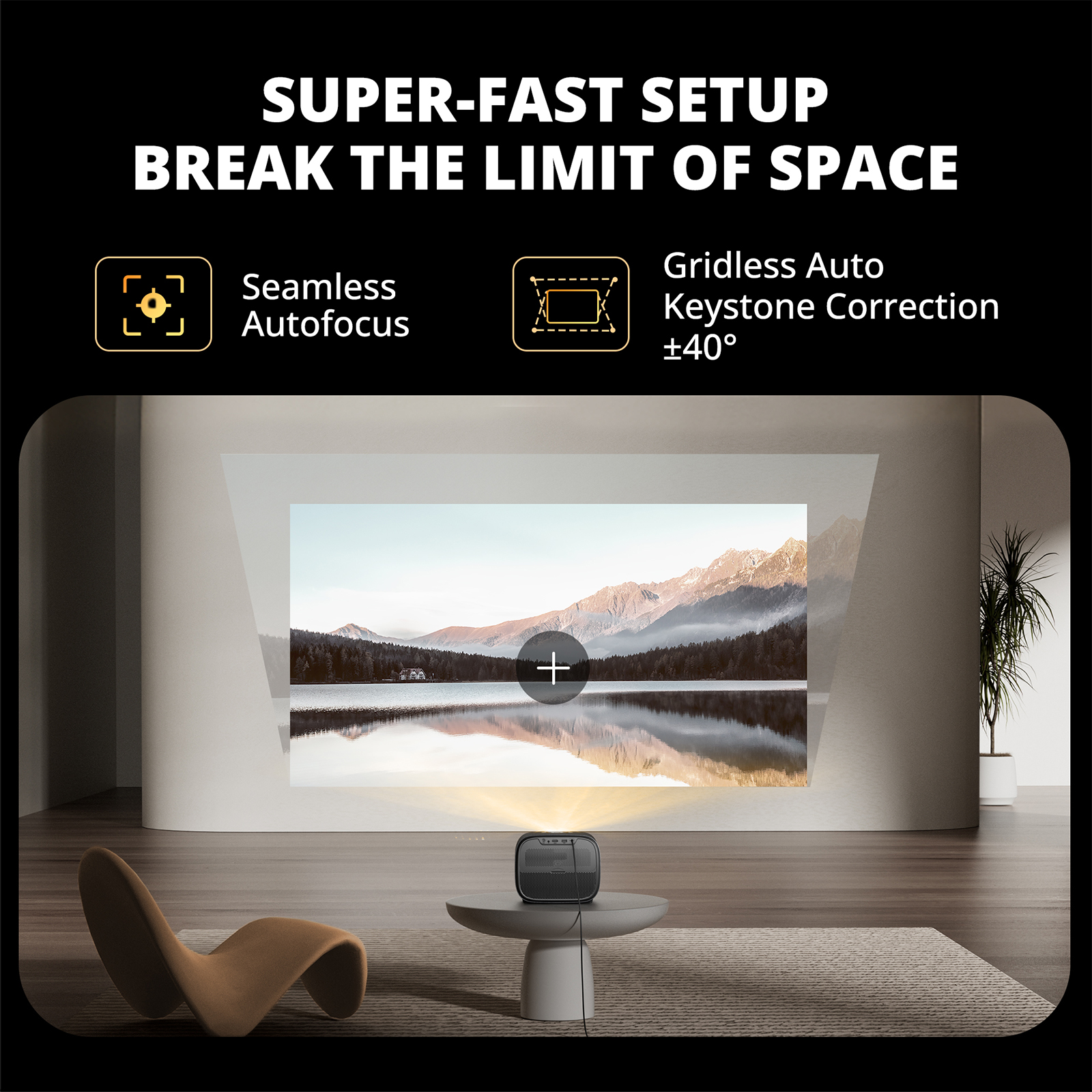 ETOE E3 Pro Google TV Smart Projector