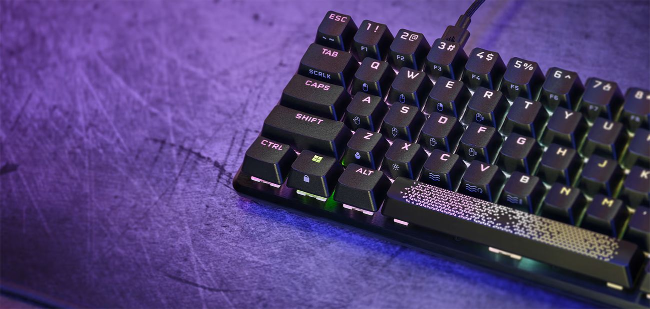 Corsair K65 PRO Mini RGB 65% Optical-Mechanical Wired Gaming Keyboard