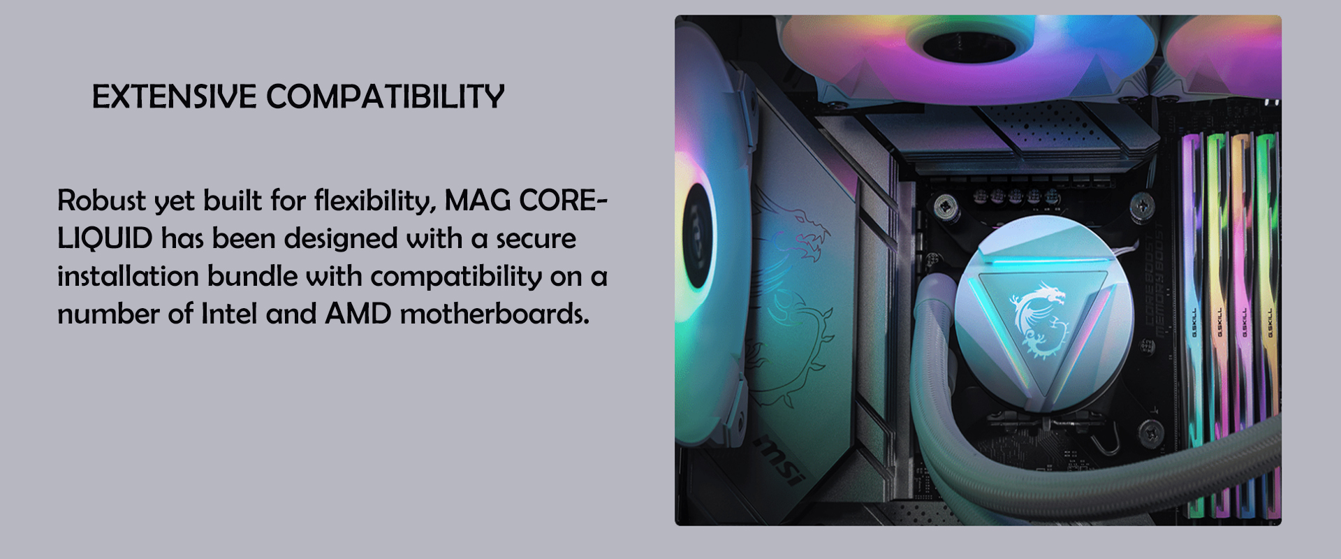 Watercooling MSI MAG CORELIQUID 360R - New PC Charenton