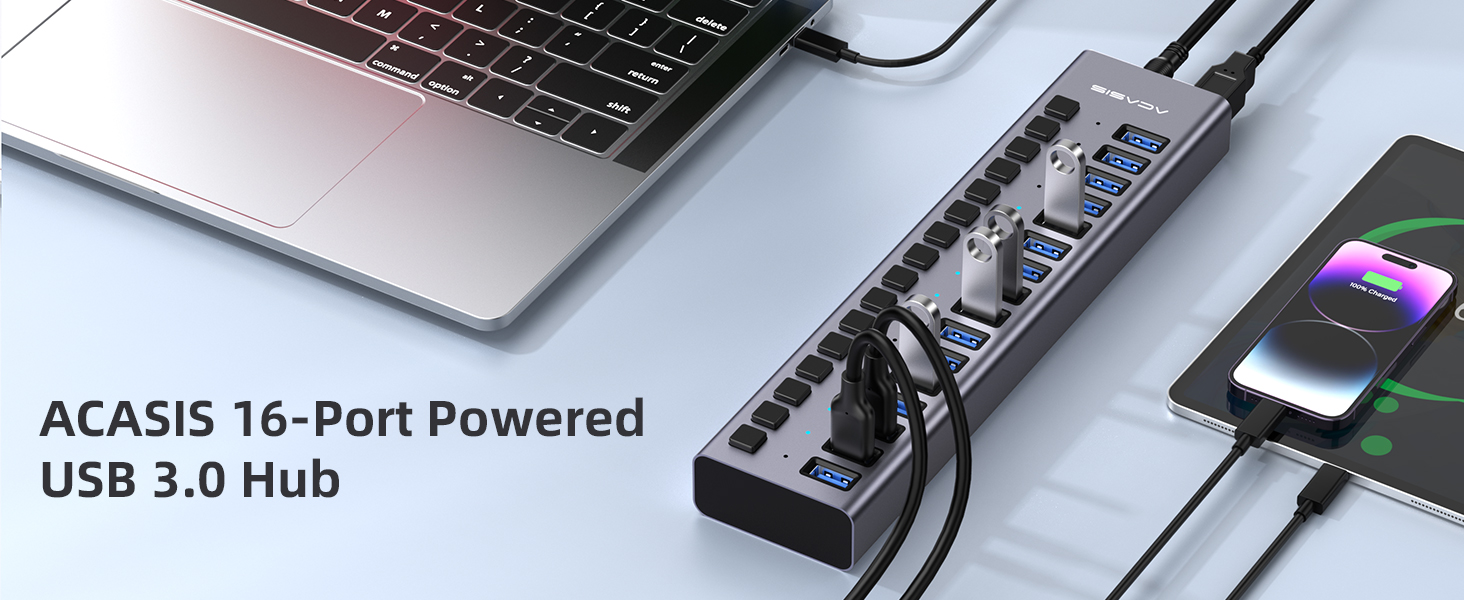 USB Hub 16 Ports