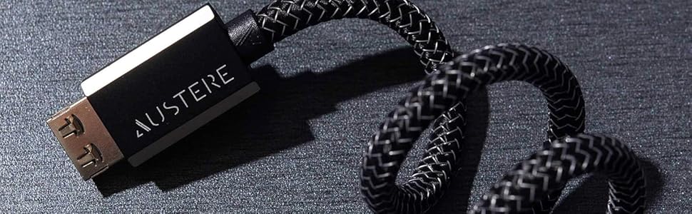 Austere 7S-8KHD2-2.5M VII Series 2.5m Premium Braided 8K HDMI Cable