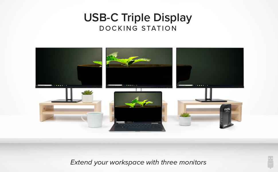 USB-C Triple Display Docking Station