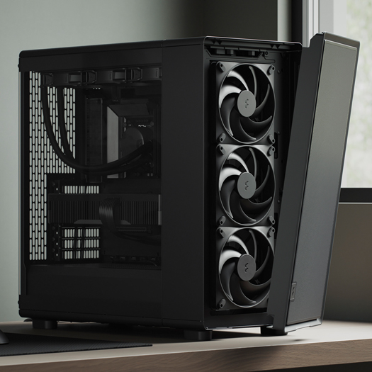 Fractal Design Epoch XL White - Tempered Glass Clear Tint - High Airflow PC Gaming Case