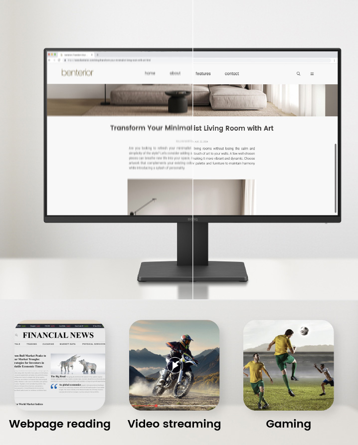 BenQ GW2491 1080p FHD 100Hz IPS Eye-Care Monitor