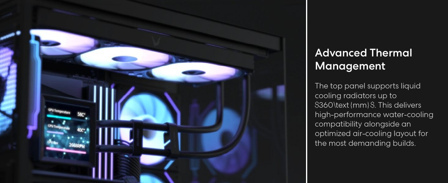 Formula V Line Crystal Z4M Plus Mid-Tower PC Case