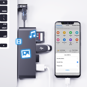 USB C Magnetic Adapter 90 Degree