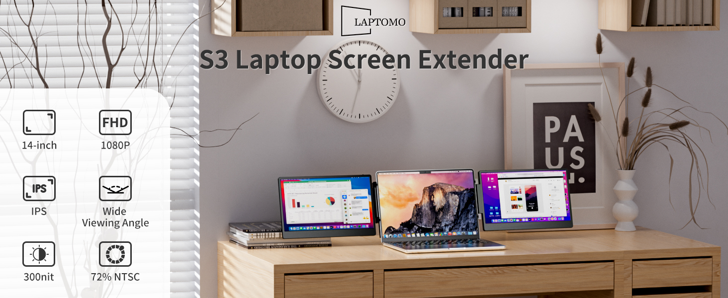 S3 Laptop Screen Extender