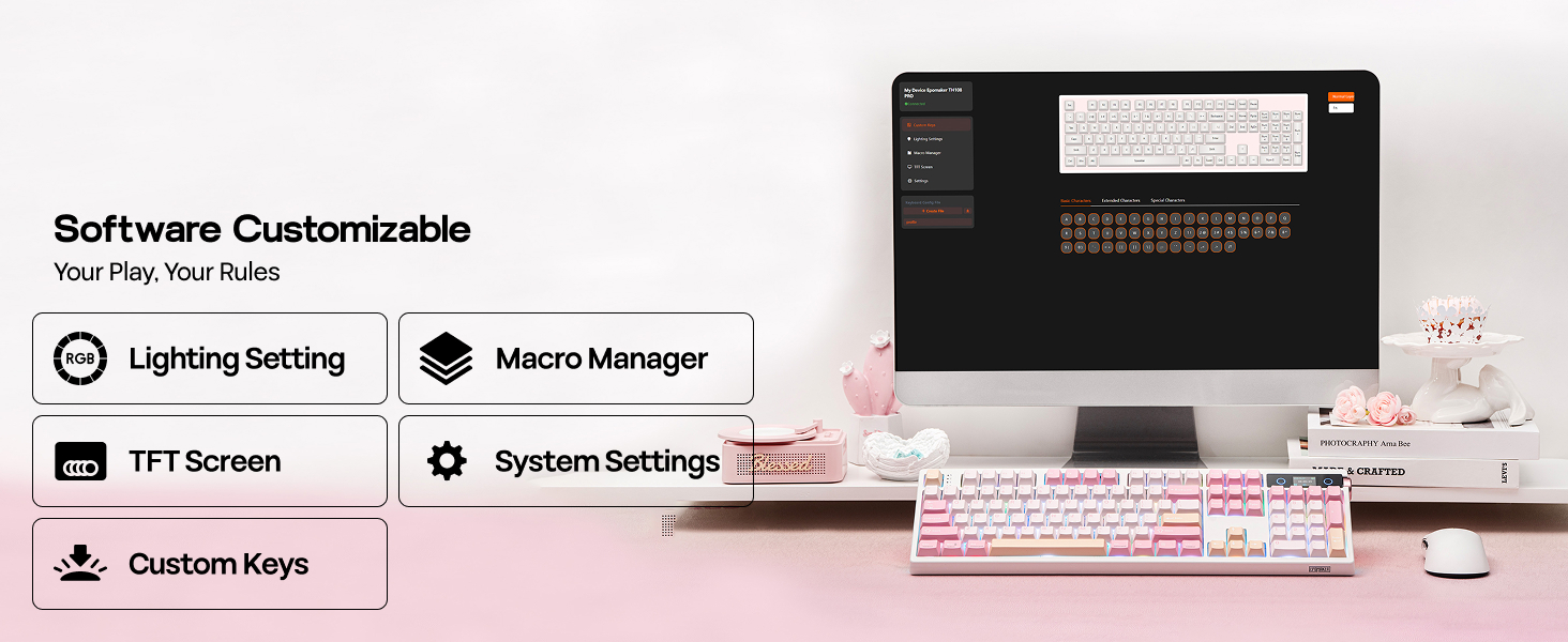 EPOMAKER TH108 PRO Full Size Mechanical Keyboard Custom Driver