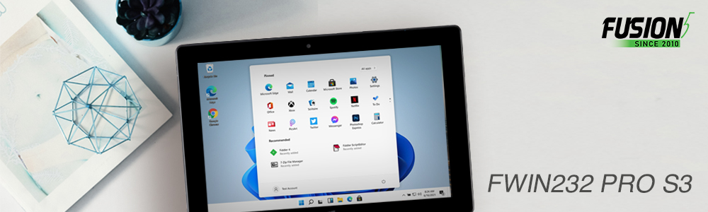 Fusion5 10.1 Windows 11 Full HD Tablet - FWIN232 PRO S3 Ultra Slim Windows  Tablet PC - 8GB