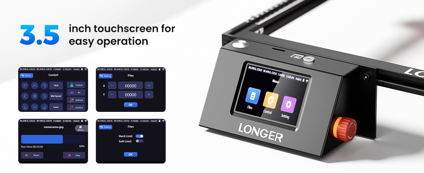 3.5-inch Touchscreen