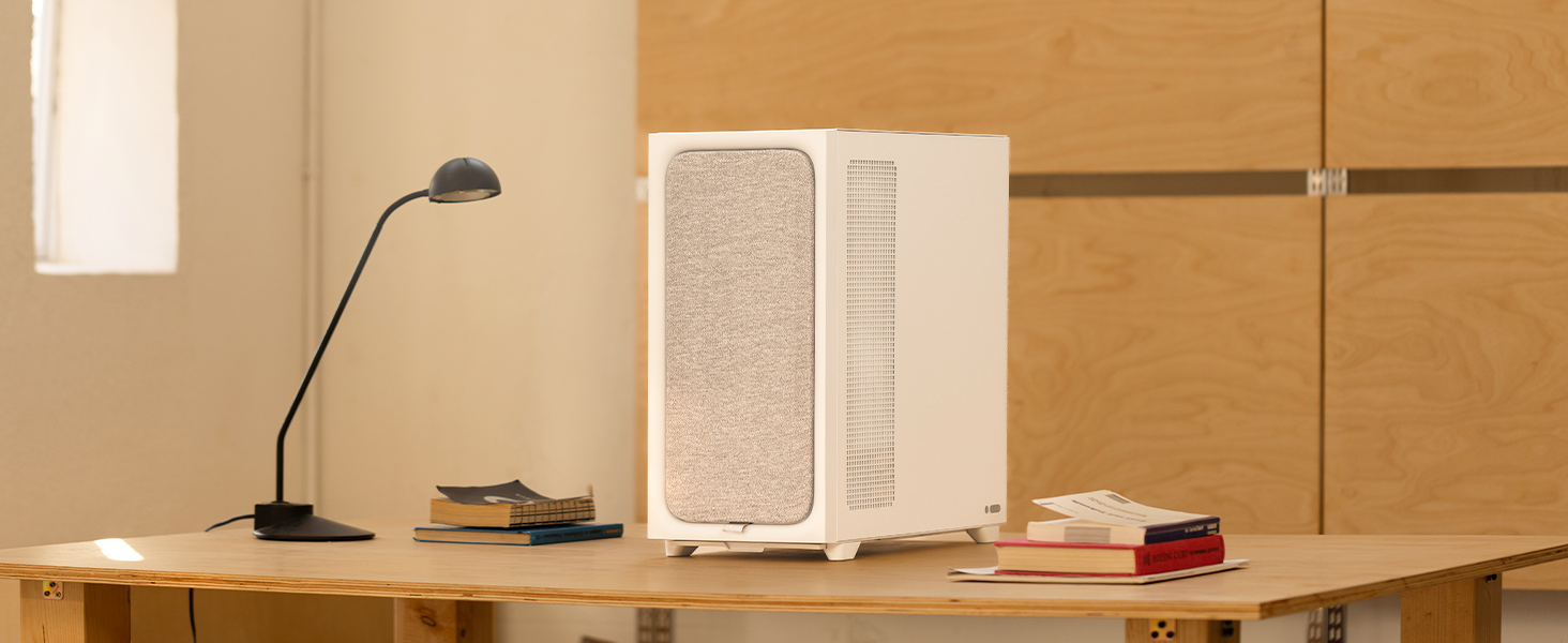 TRYX FLOVA Mid-Tower Fabric Crafted ATX PC Case White