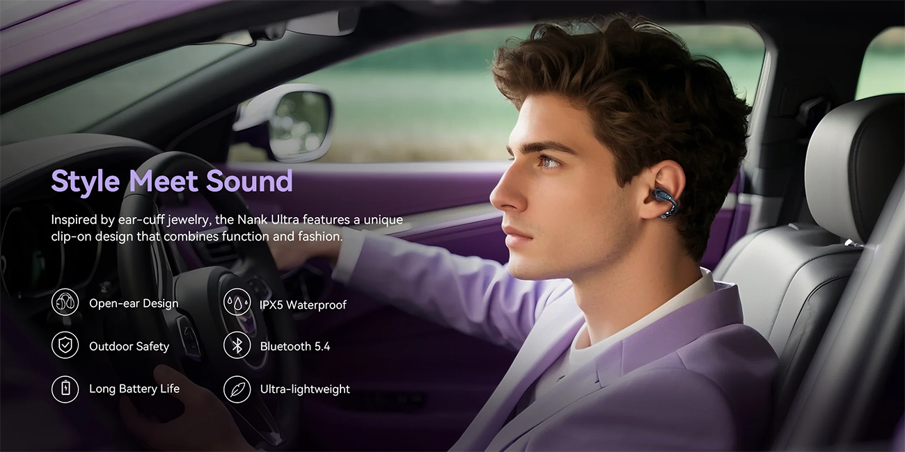 NANK Ultra Clip On Earbuds
