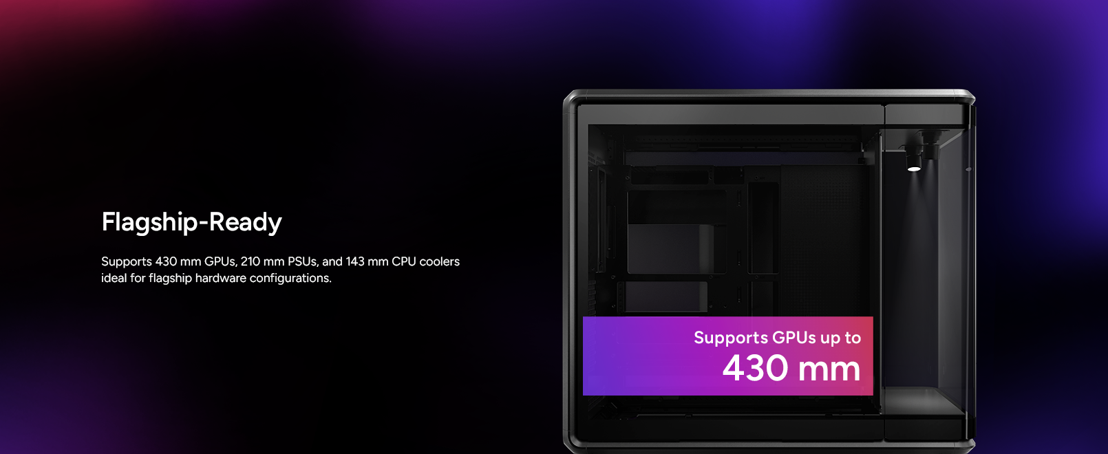 Cooler Master MasterFrame 360 Panorama ATX Mid-Tower PC Case