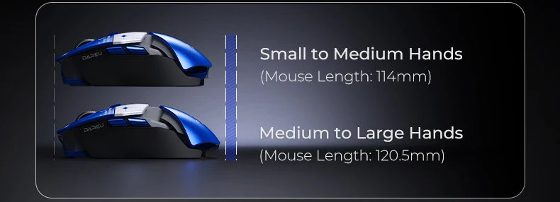 DAREU ULTRA 07 Tri-mode Modular Gaming Mouse