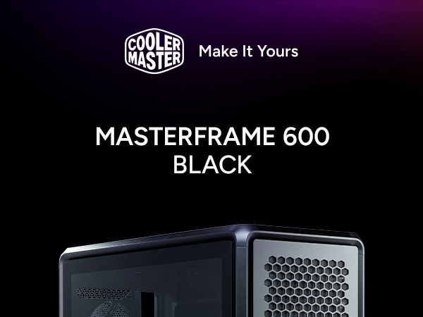 Cooler Master MasterFrame 600 Black ATX Mid-Tower PC Case
