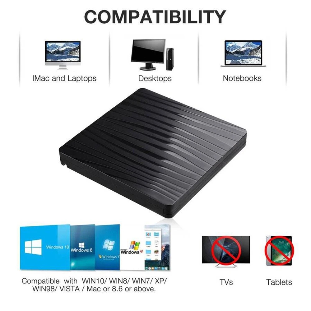 External CD/DVD Drive for Laptop