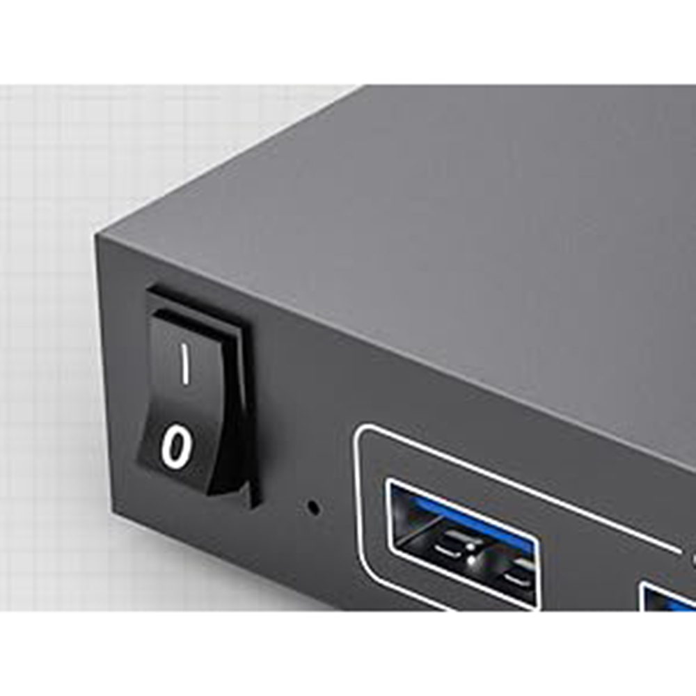 ON/OFF switch Restart KVM with one click, no need to unplug and plug cables back and forth