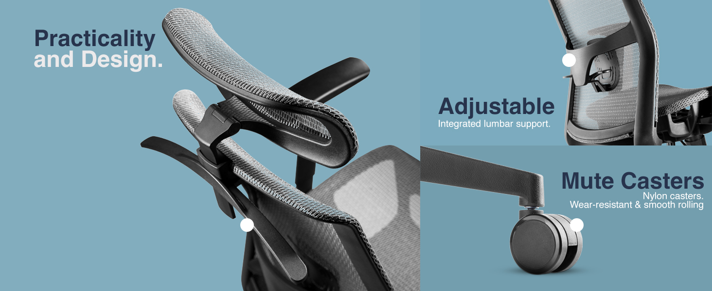 high back mesh chair, ergonomic office chair, adjustable desk chair, computer chair, task chair