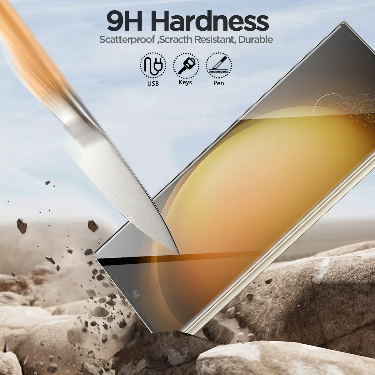 Samsung Galaxy S23 Tempered Glass Screen Protector
