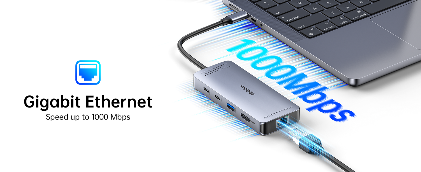 docking station for macbook pro air usb c hub ethernet displayport rj45