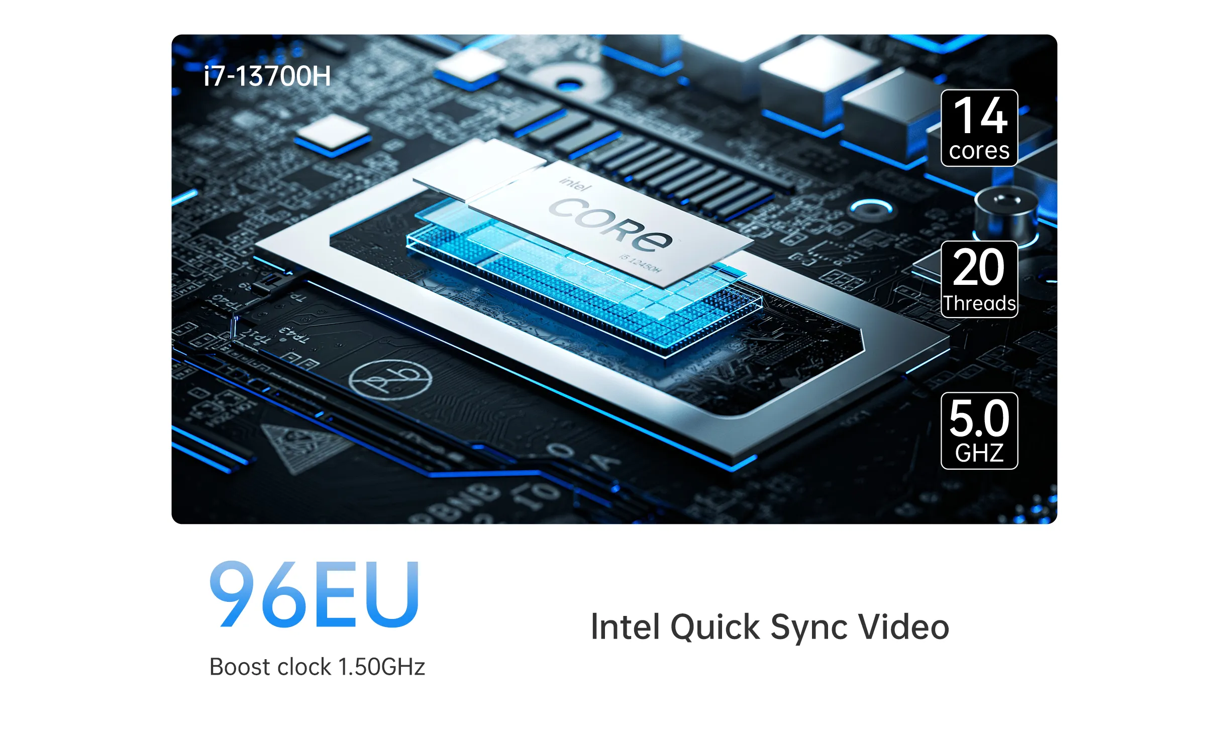 Mini PC NPB7 13th Gen Intel Core i7-13700H Processor up to Mini PC NPB7 13th Gen Intel Core i7-13700H Processor up to