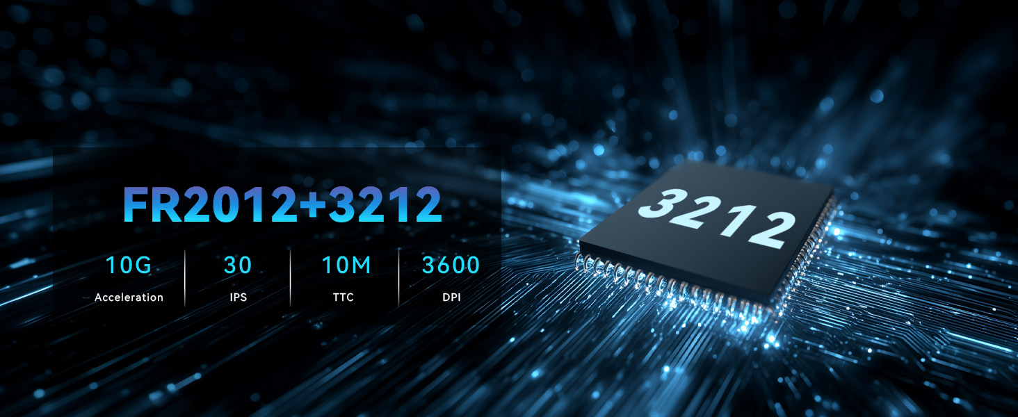 Wireless Gaming Mouse, Tri-Mode Wireless Mouse, Superlight Honeycomb Design PAW3212 3600DPI Sensor 1