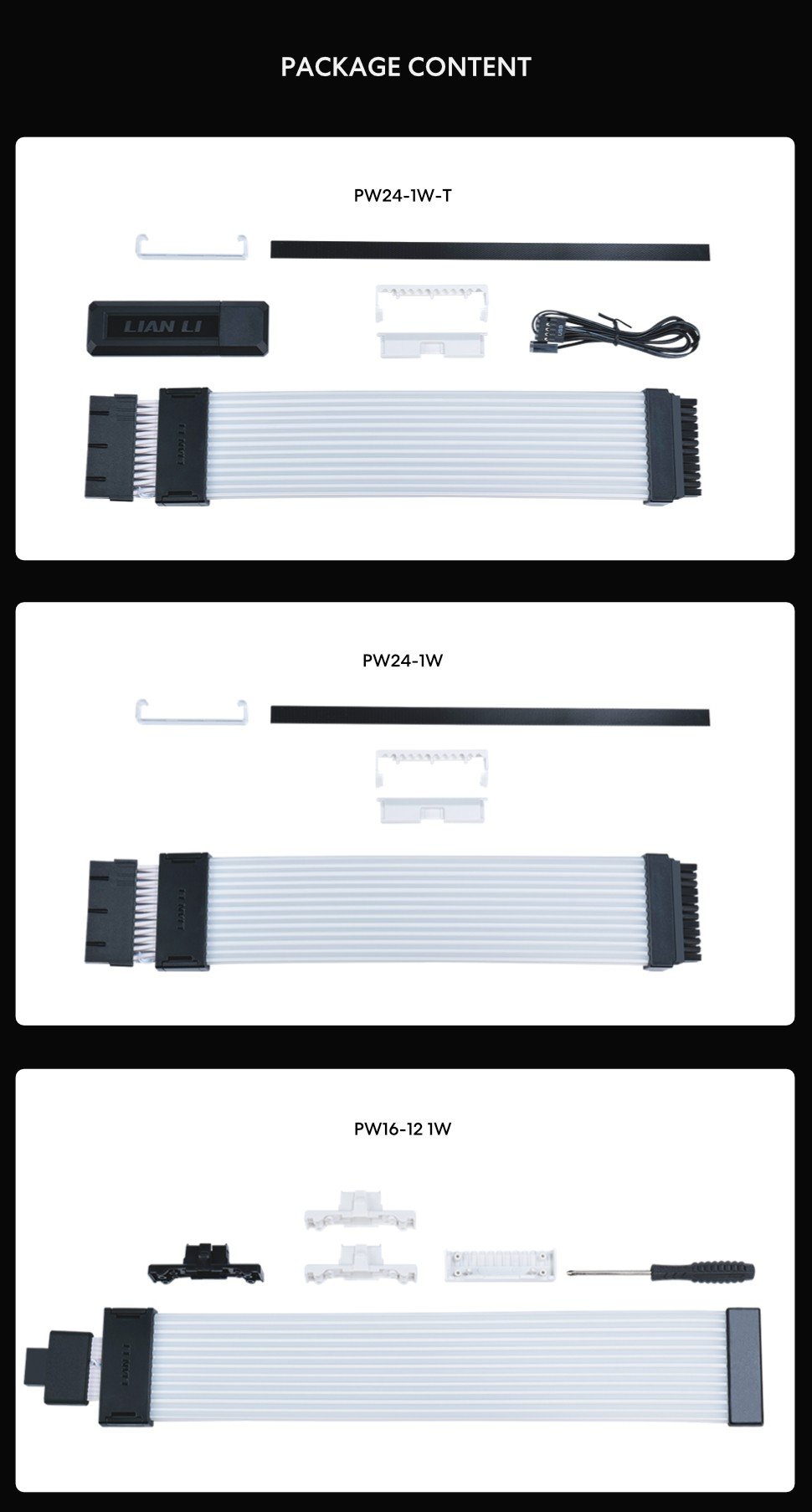 Strimer Wireless,24 Pin, RGB Power Extension Cable