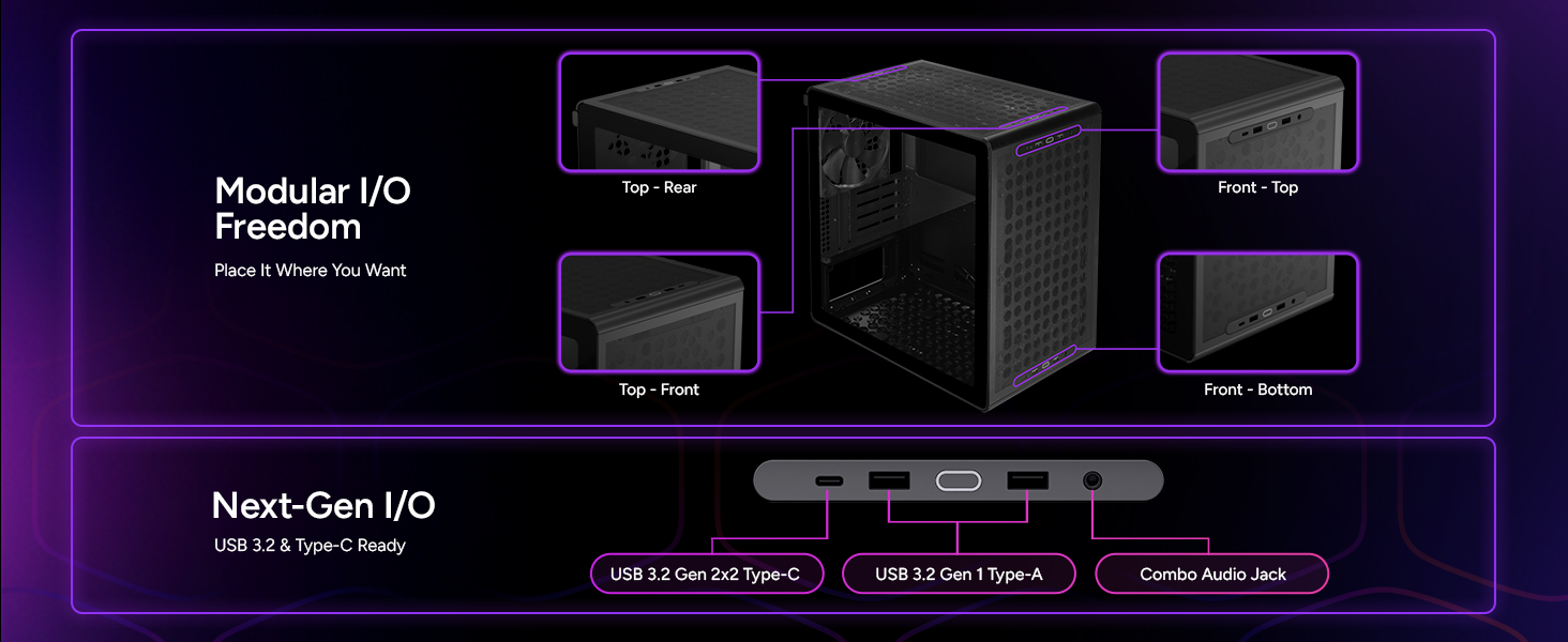 Cooler Master Q300L V3 Micro-ATX PC Case