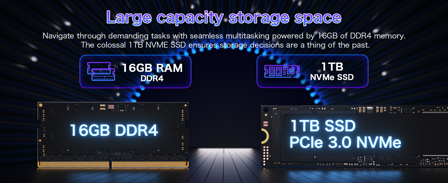 16GB DDR4 + 1TB SSD NVMe