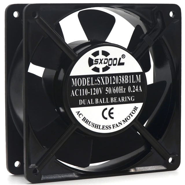 Dual-ball bearings have a lifespan of 50,000 hours